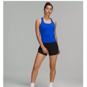 Lululemon Black Tracker Low-Rise Lined Shorts 4" Size 10